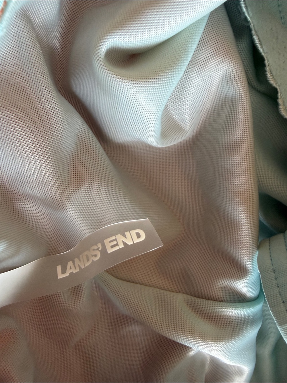 Lands End Color Block One Piece Swimsuit - Picture 3 of 4